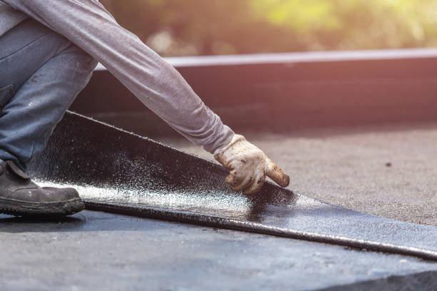 Professional Waterproofing technician working in Petros, TN